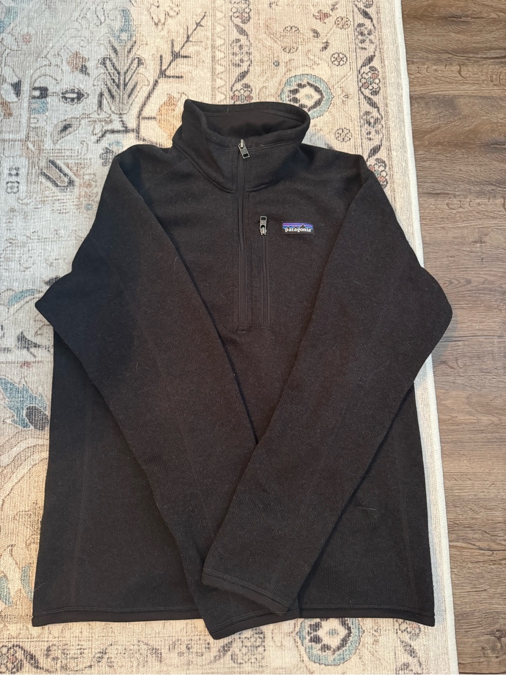 Patagonia Black Half-Zip Fleece Pullover